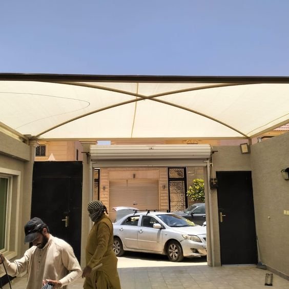 أفضل تركيب مظلات مداخل وخارجية في شمال الرياض بأعلى مستويات الجودة والاحترافية